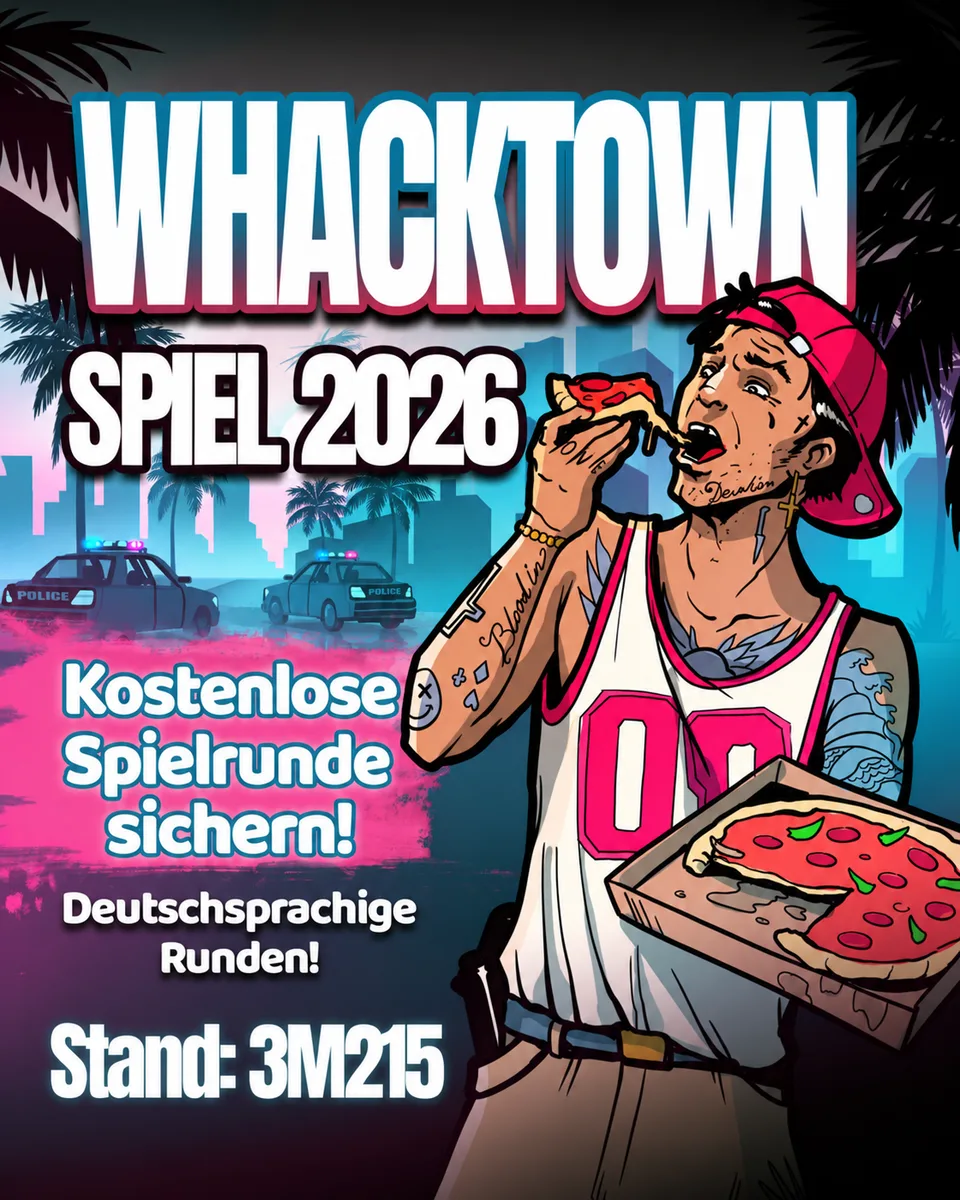 Whacktown - Kostenlose Spielrunde sichem!