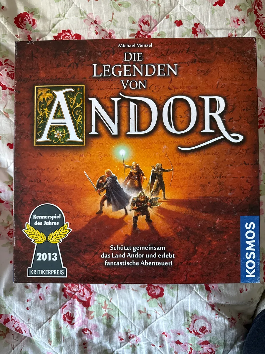 Die Legenden von Andor plus Erweiterungen und Organizer von Feldherr