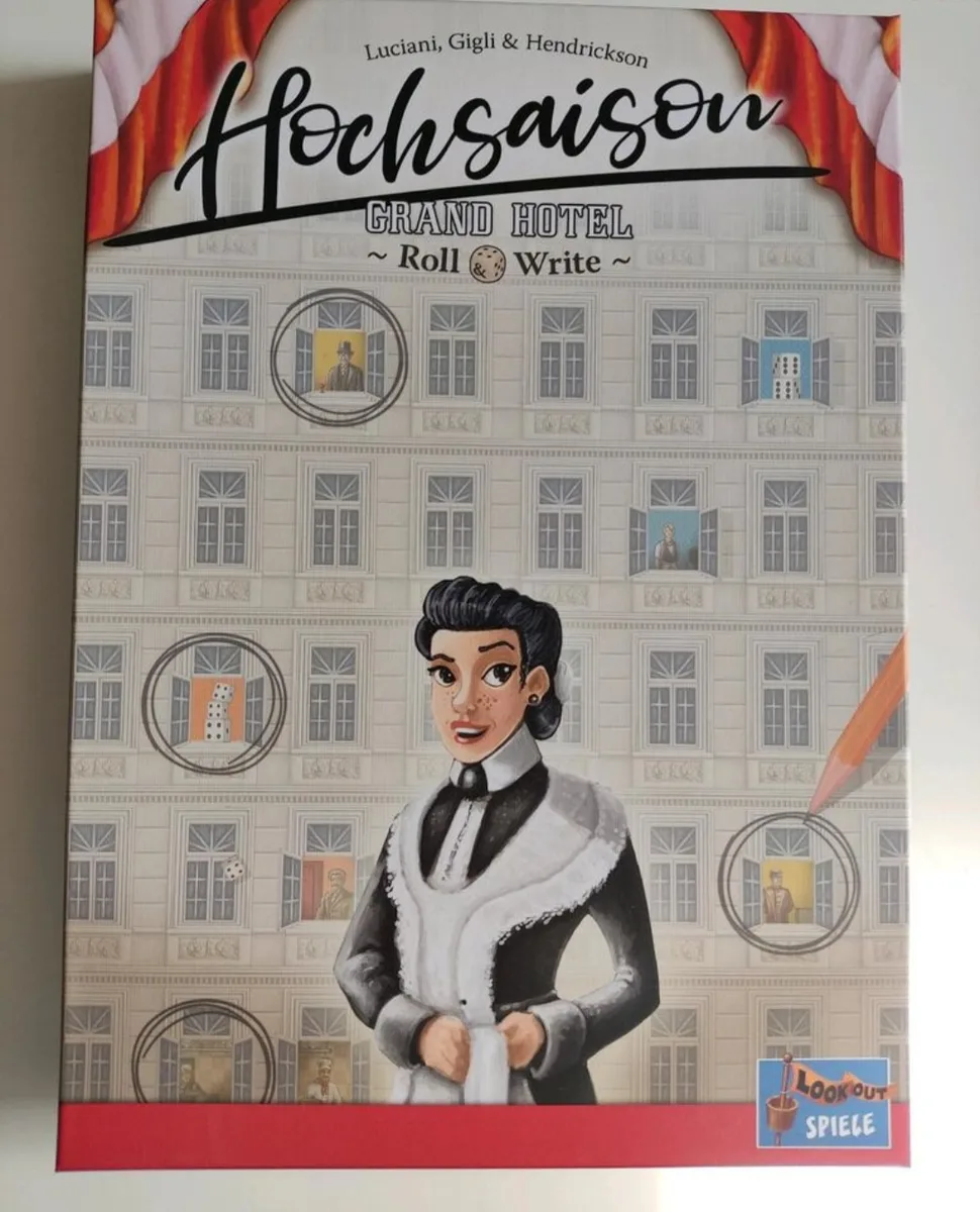 Hochsaison: Grand Hotel Roll & Write